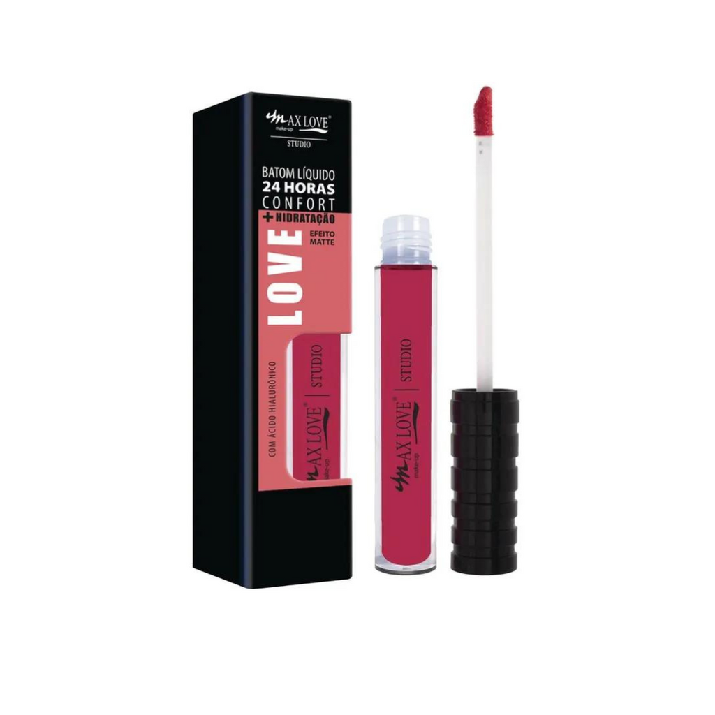 Batom Liquido 24h  Confort Mais Hidratação Cor 747 - Max Love