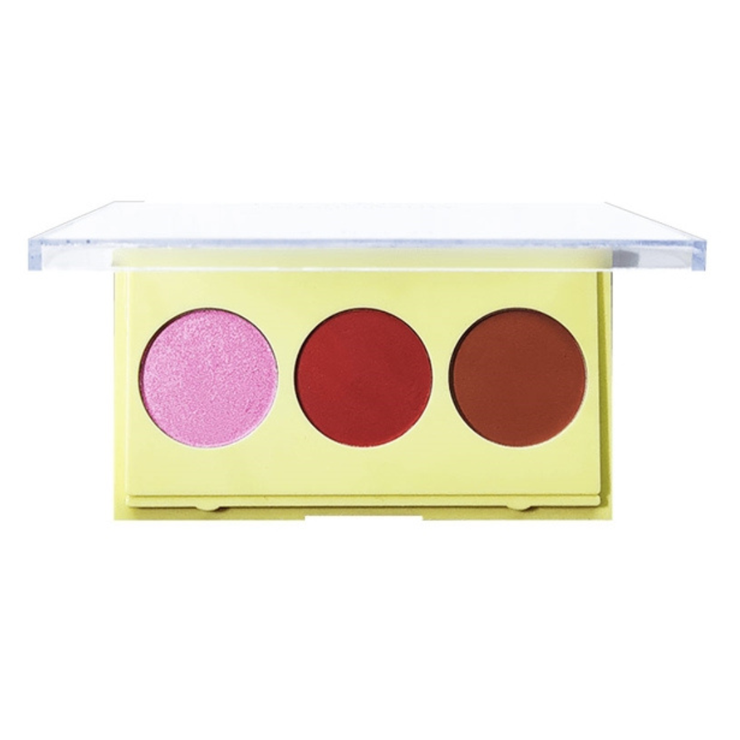 Paleta Trio de Blush,Contorno e Iluminador - Phállebeauty